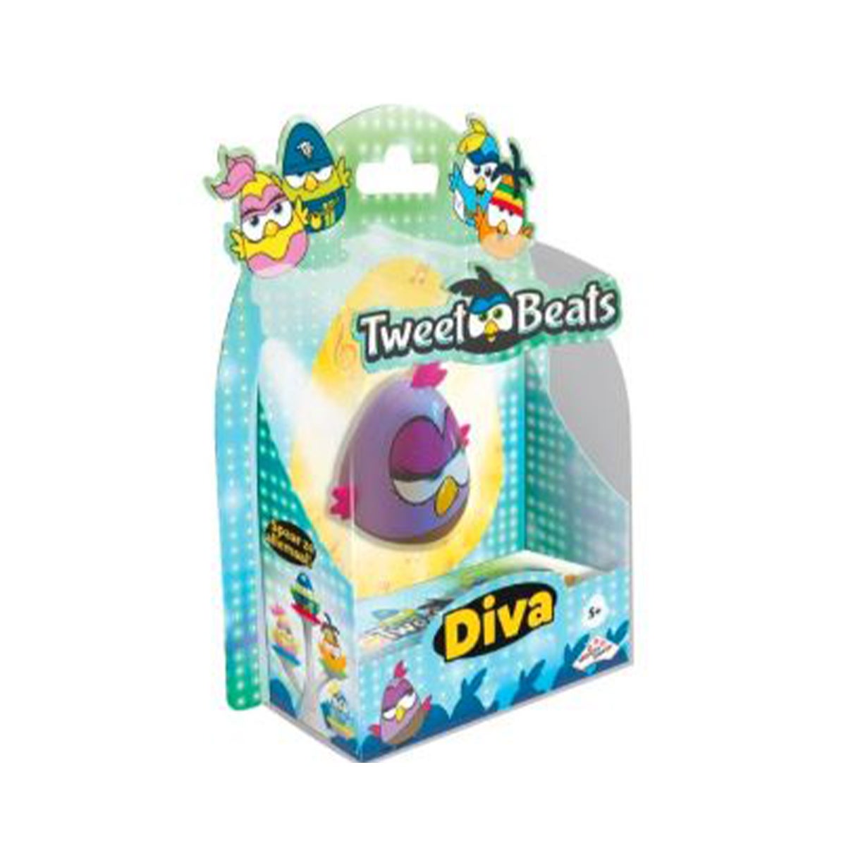 TWEET BEATS SINGLE BIRD-DIVA (6) BL